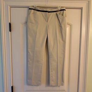 DKNY khaki cropped pants